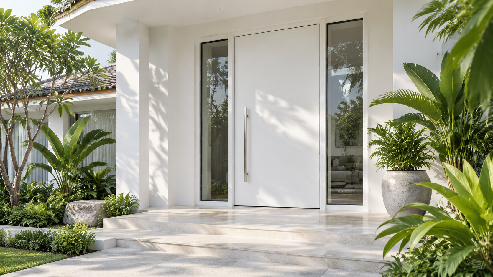 Villa entrance · Application scene